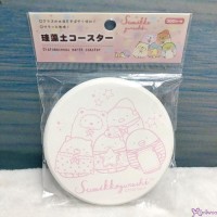 510985  角落生物  珪藻土 杯塾 Sumikko Gurashi Coaster PINK